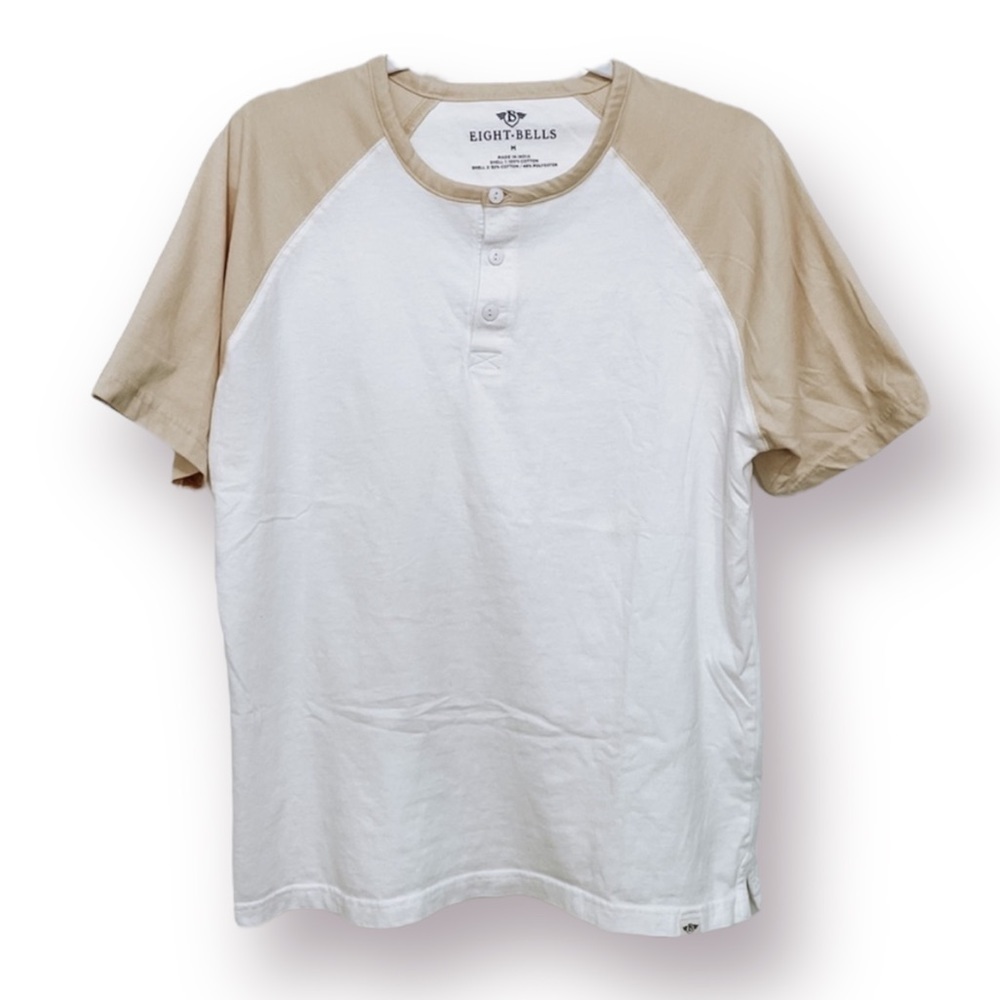 White Henley Tee Shirt